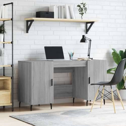 Radni stol boja hrasta sonome 140x50x75 cm konstruirano drvo - Sivi hrast sonoma Cijena