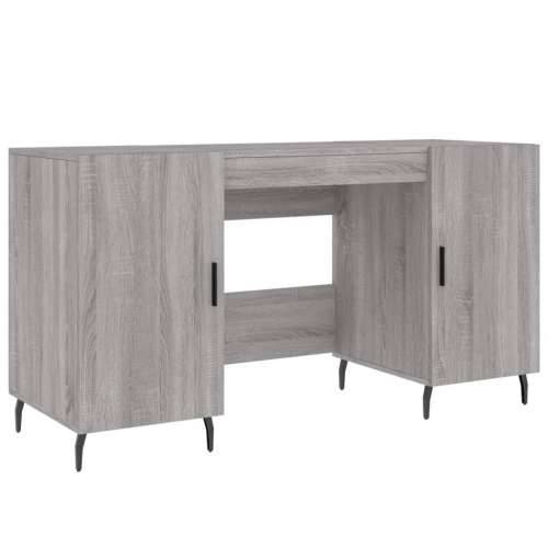 Radni stol boja hrasta sonome 140x50x75 cm konstruirano drvo - Sivi hrast sonoma Cijena