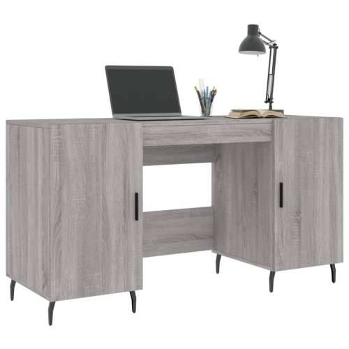 Radni stol boja hrasta sonome 140x50x75 cm konstruirano drvo - Sivi hrast sonoma Cijena