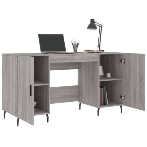 Radni stol boja hrasta sonome 140x50x75 cm konstruirano drvo - Sivi hrast sonoma Cijena