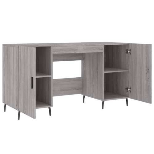 Radni stol boja hrasta sonome 140x50x75 cm konstruirano drvo - Sivi hrast sonoma Cijena