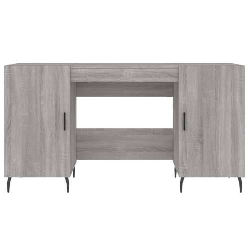 Radni stol boja hrasta sonome 140x50x75 cm konstruirano drvo - Sivi hrast sonoma Cijena