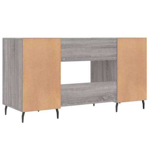 Radni stol boja hrasta sonome 140x50x75 cm konstruirano drvo - Sivi hrast sonoma Cijena