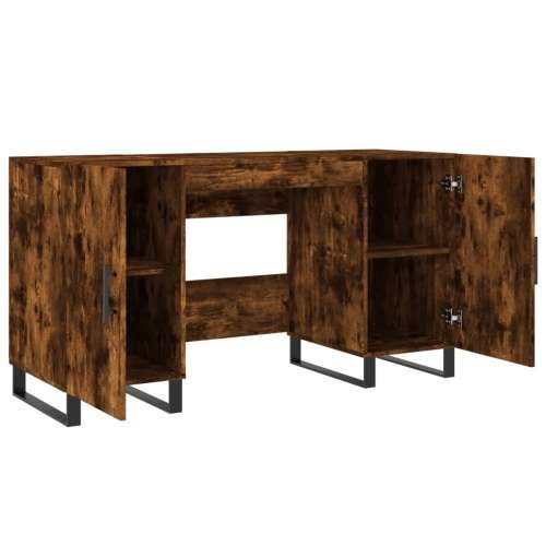 Radni stol boja dimljenog hrasta 140x50x75 cm konstruirano drvo - Dimljeni hrast Cijena
