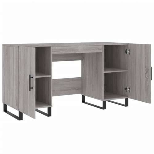 Radni stol boja hrasta sonome 140x50x75 cm konstruirano drvo - Sivi hrast sonoma Cijena