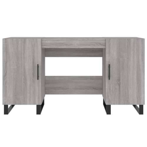 Radni stol boja hrasta sonome 140x50x75 cm konstruirano drvo - Sivi hrast sonoma Cijena