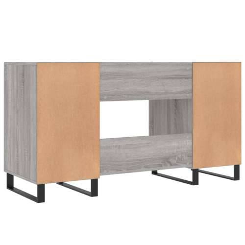 Radni stol boja hrasta sonome 140x50x75 cm konstruirano drvo - Sivi hrast sonoma Cijena