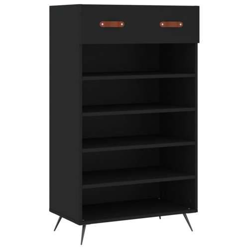 Ormarić za cipele crni 60 x 35 x 105 cm od konstruiranog drva - Crna 1 Cijena