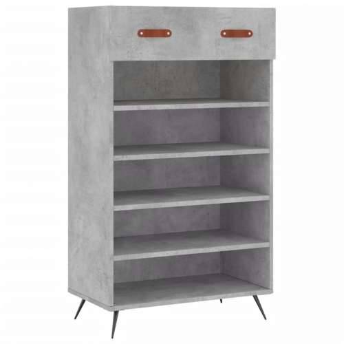 Ormarić za cipele boja betona 60x35x105 cm konstruirano drvo - Beton siva 1 Cijena