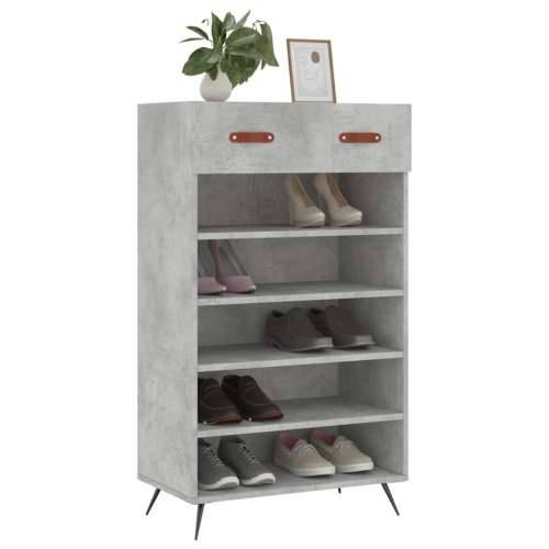 Ormarić za cipele boja betona 60x35x105 cm konstruirano drvo - Beton siva 1 Cijena