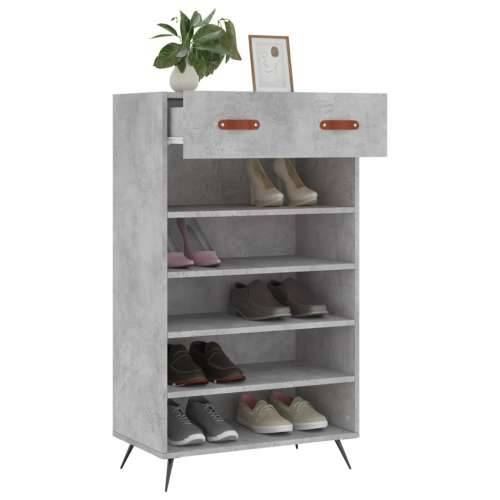 Ormarić za cipele boja betona 60x35x105 cm konstruirano drvo - Beton siva 1 Cijena