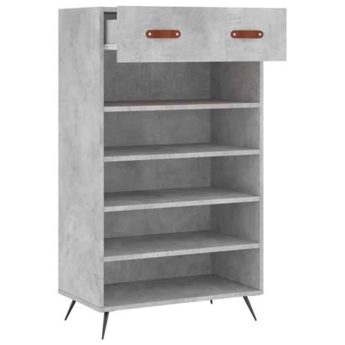 Ormarić za cipele boja betona 60x35x105 cm konstruirano drvo - Beton siva 1 Cijena