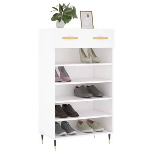 Ormarić za cipele bijeli 60 x 35 x 105 cm od konstruiranog drva - Bijela 1 Cijena
