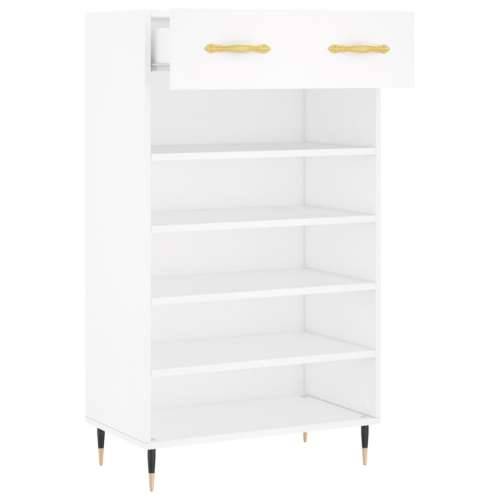 Ormarić za cipele bijeli 60 x 35 x 105 cm od konstruiranog drva - Bijela 1 Cijena