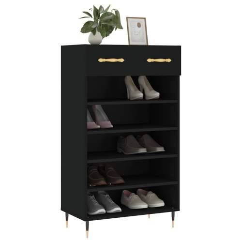 Ormarić za cipele crni 60 x 35 x 105 cm od konstruiranog drva - Crna 1 Cijena