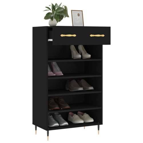 Ormarić za cipele crni 60 x 35 x 105 cm od konstruiranog drva - Crna 1 Cijena