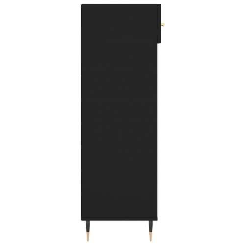 Ormarić za cipele crni 60 x 35 x 105 cm od konstruiranog drva - Crna 1 Cijena