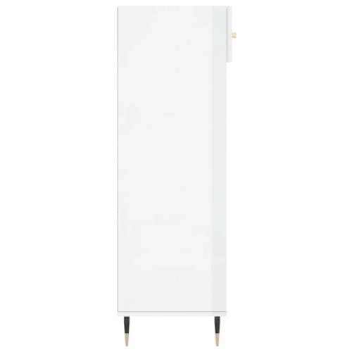 Ormarić za cipele sjajni bijeli 60x35x105 cm konstruirano drvo - Visoko sjajno bijela 1 Cijena