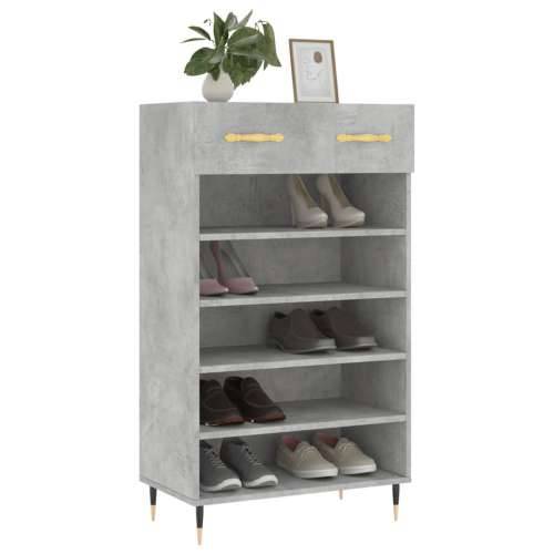 Ormarić za cipele boja betona 60x35x105 cm konstruirano drvo - Beton siva 1 Cijena