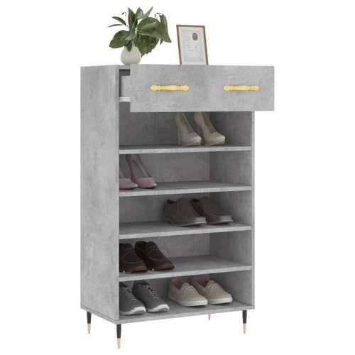 Ormarić za cipele boja betona 60x35x105 cm konstruirano drvo - Beton siva 1 Cijena