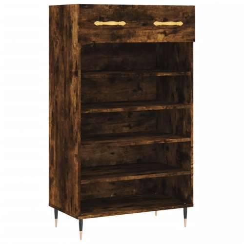 Ormarić za cipele boja hrasta 60x35x105 cm konstruirano drvo - Dimljeni hrast 1 Cijena