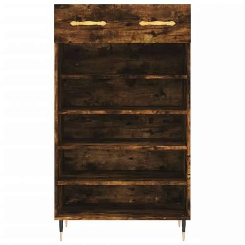 Ormarić za cipele boja hrasta 60x35x105 cm konstruirano drvo - Dimljeni hrast 1 Cijena