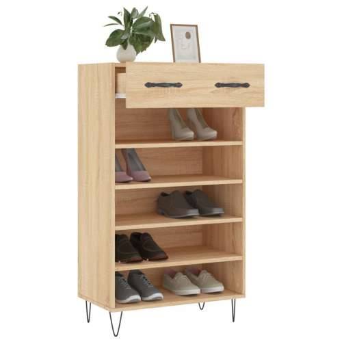 Ormarić za cipele boja hrasta 60x35x105 cm konstruirano drvo - sonoma hrast 1 Cijena