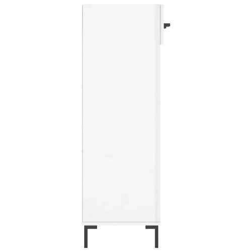 Ormarić za cipele sjajni bijeli 60x35x105 cm konstruirano drvo - Visoko sjajno bijela 1 Cijena