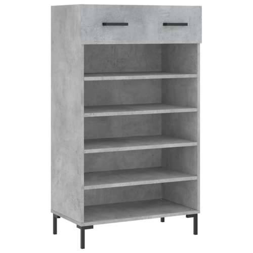 Ormarić za cipele boja betona 60x35x105 cm konstruirano drvo - Beton siva 1 Cijena