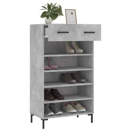 Ormarić za cipele boja betona 60x35x105 cm konstruirano drvo - Beton siva 1 Cijena