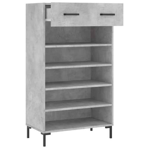 Ormarić za cipele boja betona 60x35x105 cm konstruirano drvo - Beton siva 1 Cijena