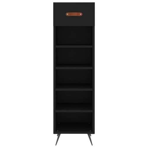 Ormarić za cipele crni 30 x 35 x 105 cm od konstruiranog drva - Crna 1 Cijena
