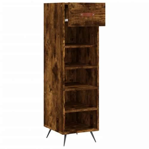 Ormarić za cipele boja hrasta 30x35x105 cm konstruirano drvo - Dimljeni hrast 1 Cijena