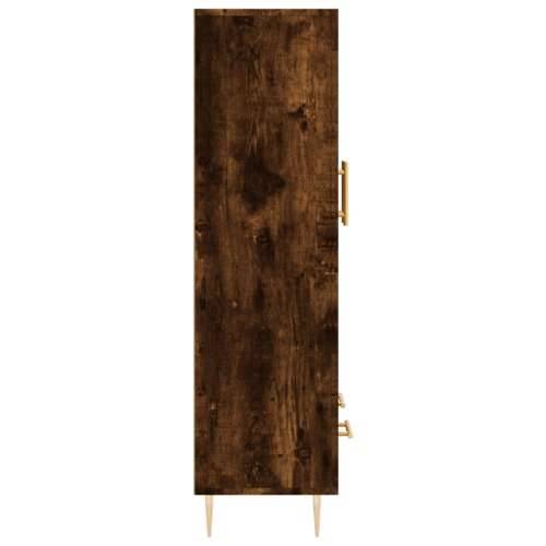Visoka komoda boja hrasta 69,5 x 31 x 115 cm konstruirano drvo - Dimljeni hrast 1 Cijena