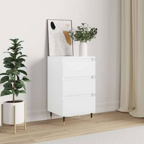 Komoda bijela 40 x 35 x 70 cm od konstruiranog drva - Bijela 1 Cijena