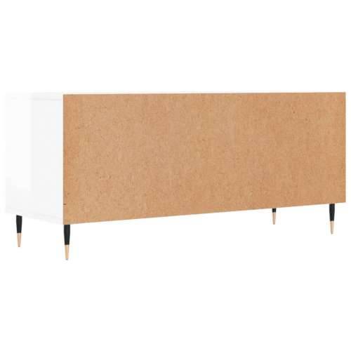 TV ormarić sjajni bijeli 100x34,5x44,5 cm od konstruiranog drva - Visoko sjajno bijela 1 Cijena