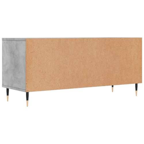 TV ormarić boja betona 100x34,5x44,5 cm od konstruiranog drva - Beton siva 1 Cijena