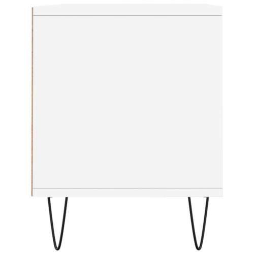 TV ormarić bijeli 100 x 34,5 x 44,5 cm od konstruiranog drva - Bijela 1 Cijena
