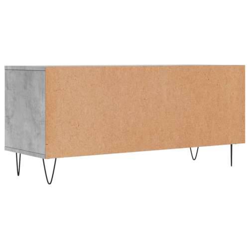 TV ormarić boja betona 100x34,5x44,5 cm od konstruiranog drva - Beton siva 1 Cijena