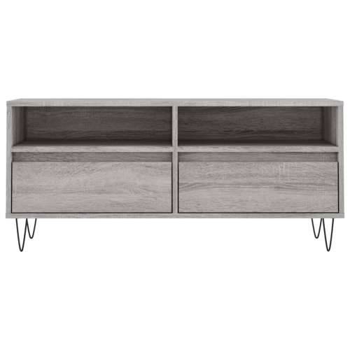 TV ormarić sivi Sonoma 100x34,5x44,5cm konstruirano drvo - Sivi hrast sonoma 1 Cijena