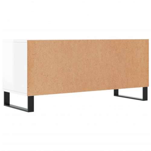 TV ormarić sjajni bijeli 100x34,5x44,5 cm od konstruiranog drva - Visoko sjajno bijela 1 Cijena