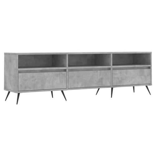 TV ormarić boja betona 150x30x44,5 cm od konstruiranog drva - Beton siva 1 Cijena