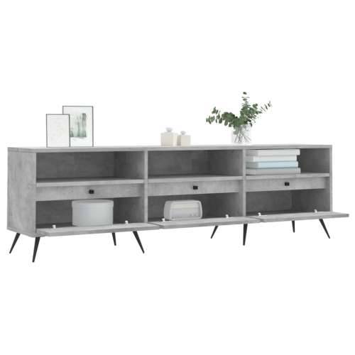 TV ormarić boja betona 150x30x44,5 cm od konstruiranog drva - Beton siva 1 Cijena