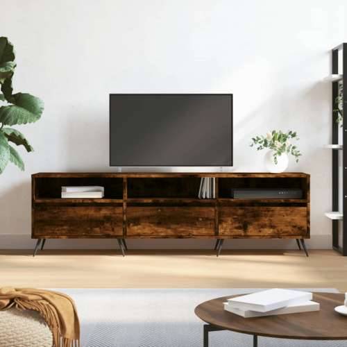 TV ormarić boja dimljenog hrasta 150x30x44,5 cm - Dimljeni hrast 1 Cijena