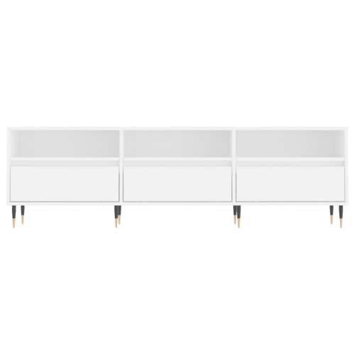 TV ormarić bijeli 150x30x44,5 cm od konstruiranog drva - Bijela 1 Cijena