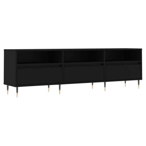 TV ormarić crni 150x30x44,5 cm od konstruiranog drva - Crna 1 Cijena