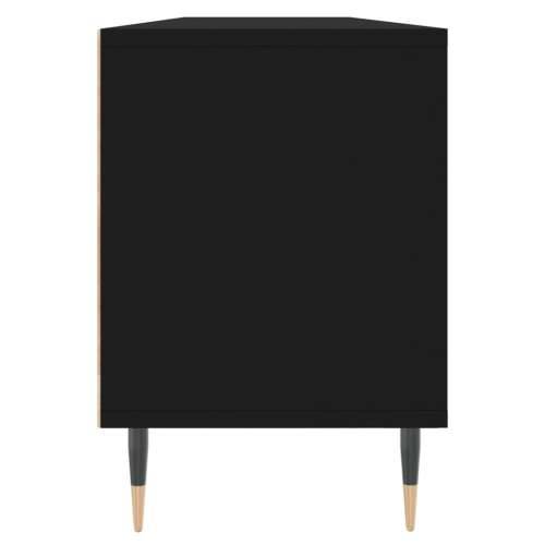TV ormarić crni 150x30x44,5 cm od konstruiranog drva - Crna 1 Cijena