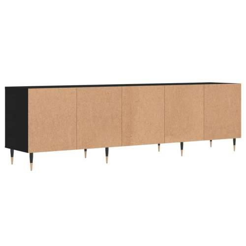 TV ormarić crni 150x30x44,5 cm od konstruiranog drva - Crna 1 Cijena