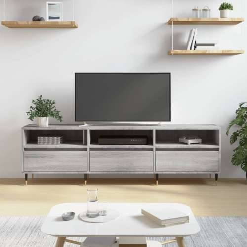 TV ormarić boja hrasta sonome 150x30x44,5 cm konstruirano drvo - Sivi hrast sonoma 1 Cijena