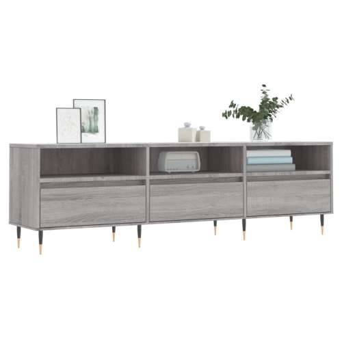 TV ormarić boja hrasta sonome 150x30x44,5 cm konstruirano drvo - Sivi hrast sonoma 1 Cijena